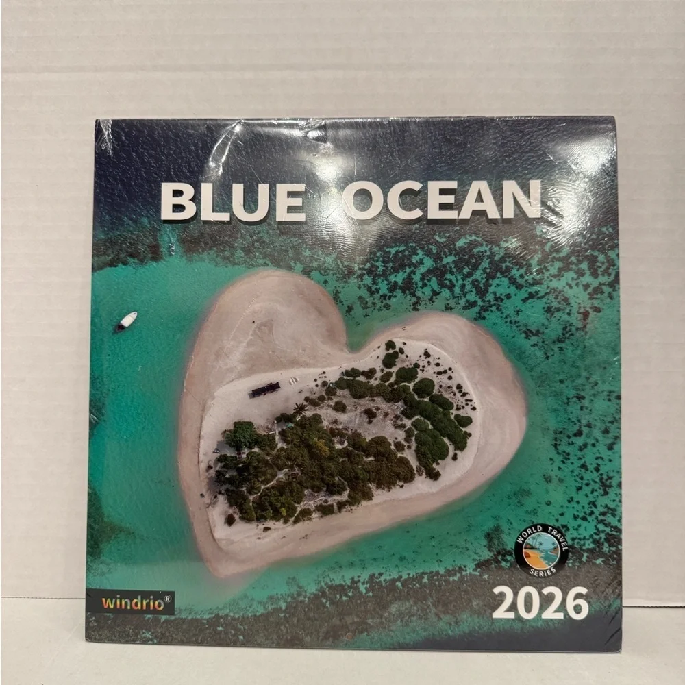 Blue Ocean 2026 Wall Calendar